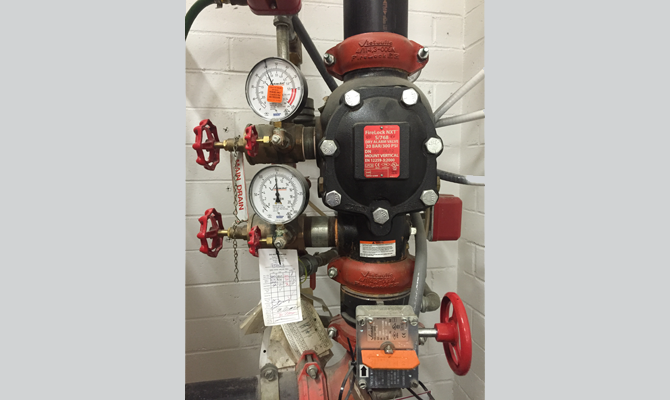 Fire Sprinkler Riser