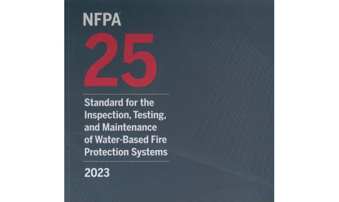 NFPA 25 2023 Edition Update